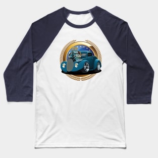 Hot Rod Car Cool Baseball T-Shirt